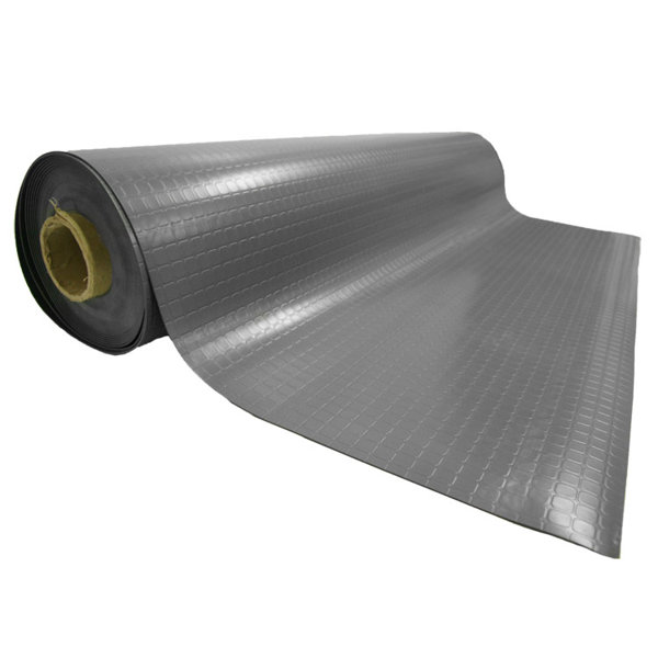 RubberCal, Inc. "BlockGrip" 4 ft. x 11 ft. Garage Flooring Roll Mat